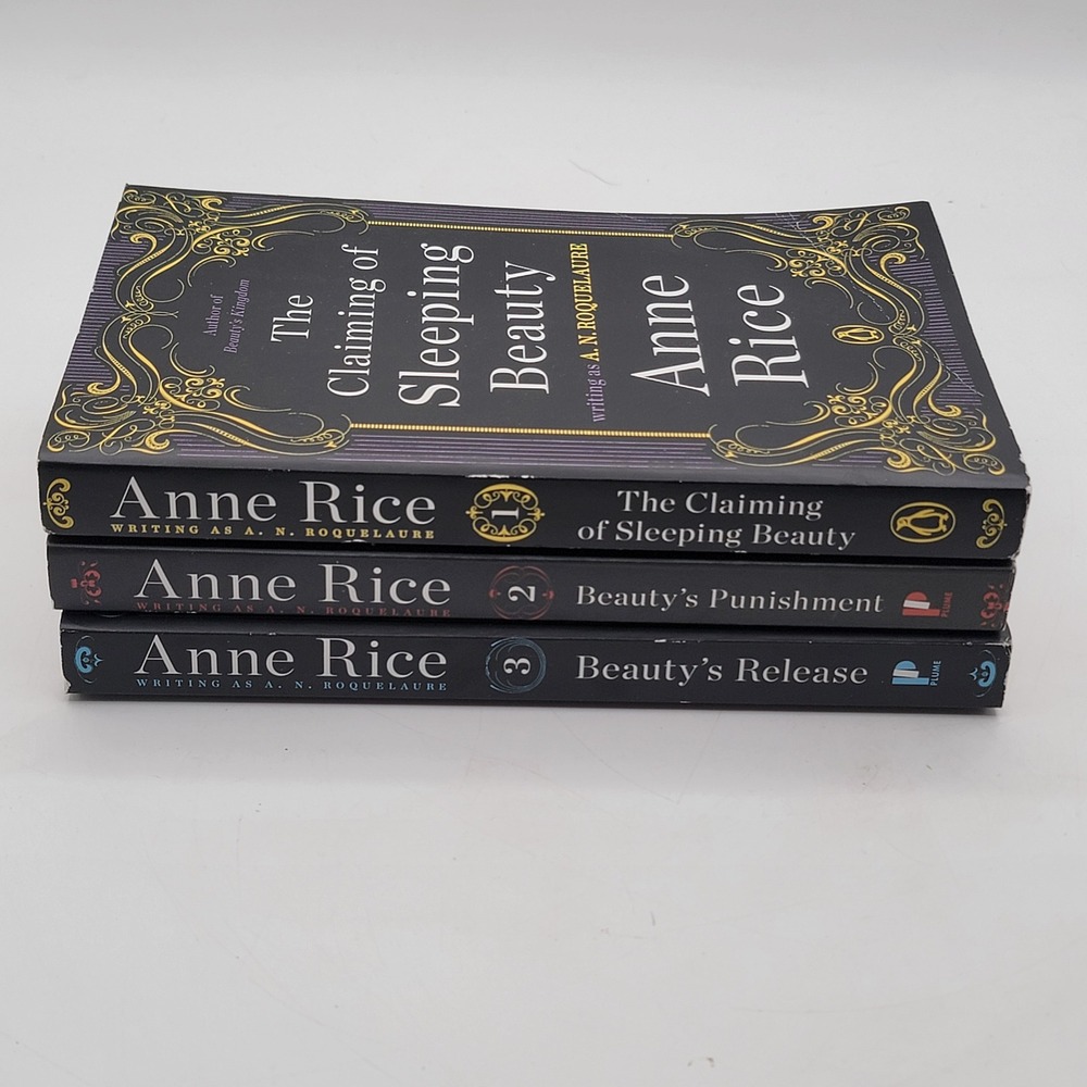 Anne Rice The Sleeping Beauty Trilogy Paperback Set A.N. Roquelaure Good